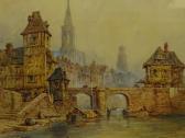 MARNY Paul 1829-1914,Busy Waterfront - Strasbourg,David Duggleby Limited GB 2018-09-14