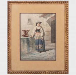 MAROLD Ludwig Ludek 1865-1898,Portrait of a Maiden,Stair Galleries US 2023-09-07