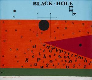 MAROSAN Gyula 1916-2003,Black Hole,1995,Pinter HU 2023-12-18