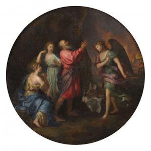 MAROT François 1666-1719,Loth et ses filles fuyant la destr,Artcurial | Briest - Poulain - F. Tajan 2023-09-26
