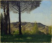 MARQUARDT Bruno 1878-1916,Hillside viewed from a glade,Rosebery's GB 2014-04-12