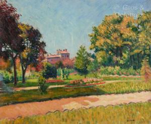 MARQUET Albert 1875-1947,Le jardin du Palais du Luxembourg en été,Gros-Delettrez FR 2024-04-16