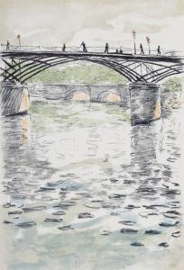 MARQUET Albert 1875-1947,Le Pont des Arts - Rhapsodie Parisienne,1950,Yann Le Mouel FR 2024-03-31