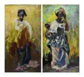 MARQUEZANE Juanita 1868-1931,Femme africaine portant un e,Saint Germain en Laye encheres-F. Laurent 2015-11-01