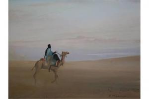 MARRIAN D,Arab on Camel in a Desert,Keys GB 2015-07-03