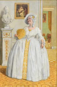 MARRIOTT Frederick 1860-1941,Before the Ball,Halls GB 2022-07-06