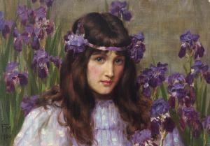 MARRIOTT Frederick 1860-1941,Iris,1900,Christie's GB 2023-06-15