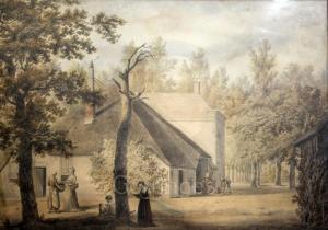 MARRIS Robert 1750-1827,Views of a Dutch house with figures in the garden,Gorringes GB 2019-03-12