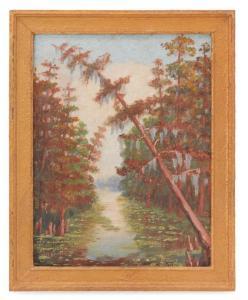MARS Peter 1874-1949,Falling Tree, Louisiana Bayou,New Orleans Auction US 2024-01-25
