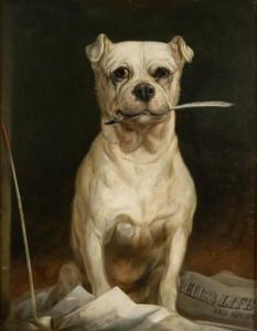 MARSDEN William Theodore,PORTRAIT OF A DOG,1885,Abell A.N. US 2021-12-05
