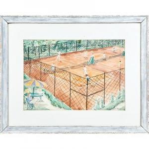 MARSH Anne Steele 1901-1995,Tennis Anyone?,Rago Arts and Auction Center US 2017-08-26