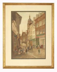 MARSH Charles F 1800-1900,RUE DU GROS HORLOGE,Sworders GB 2014-03-05