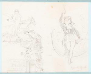 MARSH Reginald 1898-1954,Sketch of a Circus Scene,1945,William Doyle US 2024-03-27