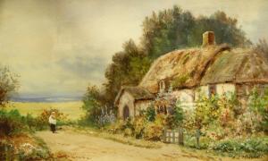 MARSHALL A G,cottage in a landscape,Wessex Auction rooms GB 2008-09-16