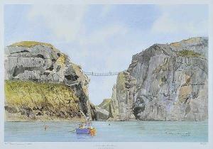 Marshall,CARRICK A REDE ROPE BRIDGE, NORTH ANTRIM COAST,Ross's Auctioneers and values IE 2017-03-29