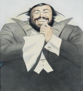 MARSHALL Fred 1800-1800,Luciano Pavarotti,Swann Galleries US 2018-12-06