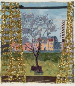 MARSHALL Kerry James 1955,Curtained Window,2005,Hindman US 2023-12-14