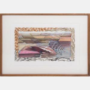 Marshall Nina B 1953,Fish on Raft,1980,Gray's Auctioneers US 2018-02-21