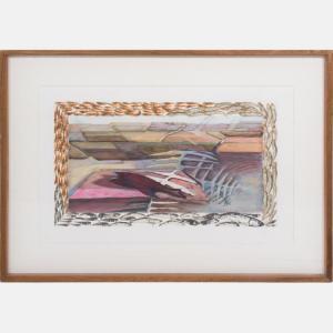 Marshall Nina B 1953,Fish on Raft,1980,Gray's Auctioneers US 2018-06-06