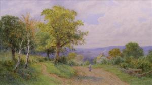 MARSHALL Sylvia,Cottage in acountry landscape,1818,Dreweatt-Neate GB 2005-04-08