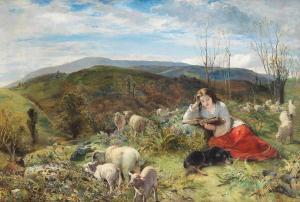 MARSHALL Thomas Falcon 1818-1878,Tibbie Inglis, the shepherd's daughter,1858,Bonhams GB 2022-03-30