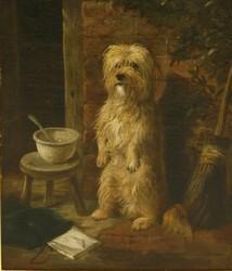 MARSHALL William Elstob 1859-1880,A TERRIER BEGGING,1871,Sworders GB 2019-04-30