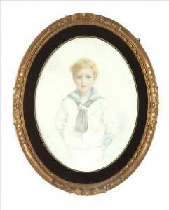 marshall winifred 1900-1900,Portrait of a young boy,1920,Dreweatt-Neate GB 2009-09-29