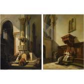 MARSIGLIA Filippo 1790-1863,COPPIA DI INTERNI DI CHIESE,Sotheby's GB 2011-06-14