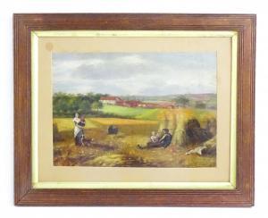 MARSTON Fred W,A harvest scene with figures resting,1888,Claydon Auctioneers UK 2023-11-19
