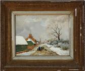 MARSTON Fred W,paesaggio innevato,1880,Casa d'Aste Martini IT 2014-12-06