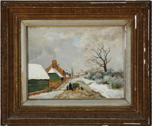 MARSTON Fred W,Paesaggio innevato,1880,Casa d'Aste Martini IT 2019-12-14