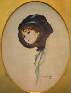 MARSTON G.F,Portrait of a young lady,1934,Andrew Smith and Son GB 2014-09-09