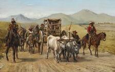 MARSTRAND Wilhelm 1810-1873,Don Quixotes Hjemfart fra det andet Tog,1861,Bruun Rasmussen 2017-01-02