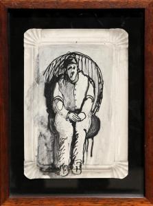 MARTÍNEZ Juan 1942,SEATED FIGURE,1981,Ro Gallery US 2023-08-11