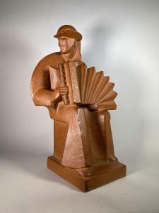 MARTEL Christian 1896-1966,Le joueur d'accordéon ven,1930,Saint Germain en Laye encheres-F. Laurent 2023-02-25