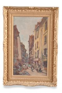 MARTEL 1900-1900,Paris, le marché Rue Mouffetard,Salles de ventes Pillet FR 2018-12-16