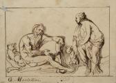 MARTELLINI Gaspare 1785-1857,Thétis plongeant Achille dans le Styx,Aguttes FR 2020-09-09