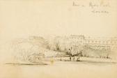 MARTENS Conrad 1801-1878,View in Hyde Park, London,Mossgreen AU 2016-06-19