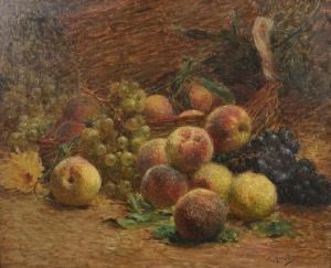 MARTENS Ernest Edmond E,A Still Life of Grapes and Apples by a Basket,John Nicholson 2019-10-02