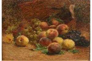 MARTENS Ernest Edmond E 1865-1926,Still Life of Apples and Grapes,John Nicholson GB 2015-09-16