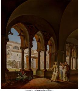 MARTENS Hans Ditlev Christian,The cloister of Santa Maria del Paradiso,1850,Heritage 2019-06-07