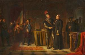 MARTERSTEIG Frederik Wilhelm,Luther Addressed by the Knight Frundsberg Before E,Van Ham 2023-05-15
