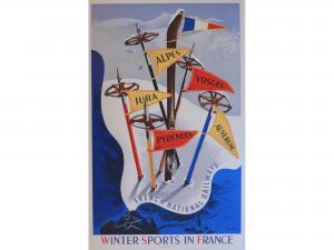 MARTIAL Paul,Vercoux Winter Sports in France,1947,Onslows GB 2017-12-15