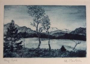 MARTIN Adolf 1883-1961,Allgäuer Landschaft,Zeller DE 2009-09-17