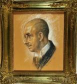 MARTIN Adolf 1883-1961,Portrait Dr. Karl Lindner aus Kempten,1926,Allgauer DE 2011-04-14