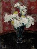 MARTIN Claude Rene 1885,Vase de fleurs,Osenat FR 2019-12-22