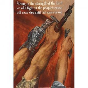 MARTIN David Stone,Strong In the Strength of the Lord,1942,Rago Arts and Auction Center 2010-11-13