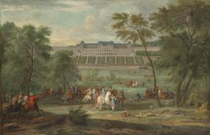 MARTIN DES GOBELINS Pierre Denis 1663-1742,Vue du Château Neuf de Saint-Germain-en-Laye ,Christie's 2022-06-17