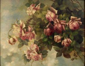 martin edna,Still Life with Pink Roses,1898,Skinner US 2005-11-18
