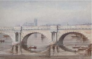 Martin Elizabeth Byam 1800-1800,Old Waterloo Bridge,Christie's GB 2006-11-29